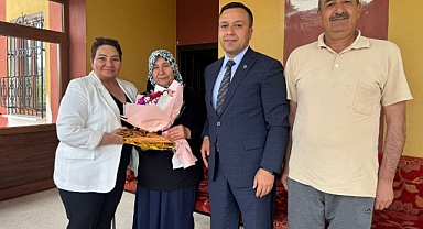ŞEHİT AHMET CİHAN KİLCİ'NİN ANNESİNİ ZİYARET ETTİLER