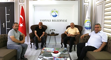 KİRAZLI, DEREBAĞ VE ÇAĞLAYAN MUHTARLARINDAN BAŞKAN ÖZTÜRK’E ZİYARET