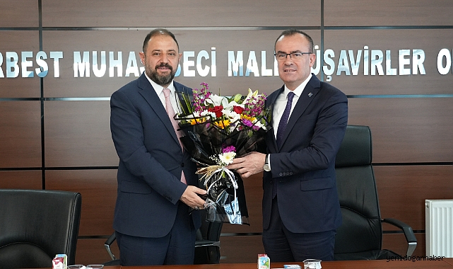 KAYSERİ SMMMO BAŞKANI ADNAN USLULAR YEDİKAYA'YI TEBRİK ETTİ