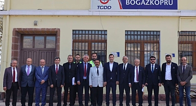 TCDD TAŞIMACILIK AŞ YÖNETİM KURULU BAŞKANI VE GENEL MÜDÜRÜ UFUK YALÇIN KAYSERİ'YE GELDİ