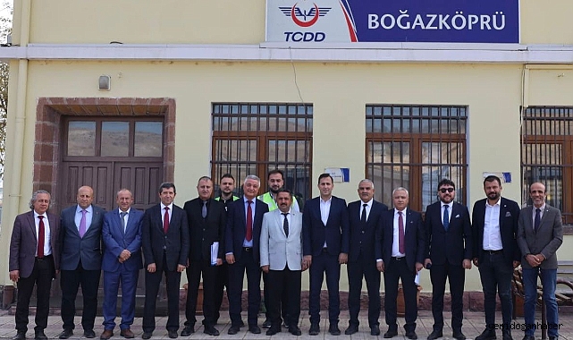 TCDD TAŞIMACILIK AŞ YÖNETİM KURULU BAŞKANI VE GENEL MÜDÜRÜ UFUK YALÇIN KAYSERİ'YE GELDİ